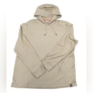 Men’s Hoodie Reel Legends NWT Tan Size L Cotton, Polyester and Spandex Front P…